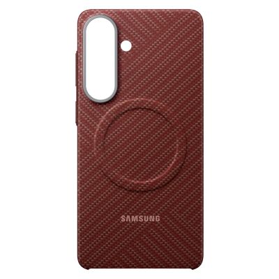 4. Etui Samsung Carbon Magnet Case do Samsung Galaxy S26+ kompatybilne z MagSafe - czerwone