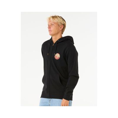 5. Bluza RIP CURL Wettie Passage Icon Zip Thru czarny