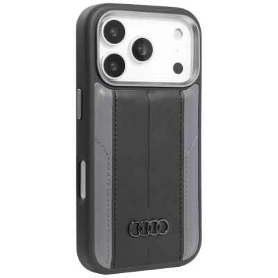 2. Etui Audi A6 Synthetic Leather MagSafe do iPhone 17 Pro - czarne