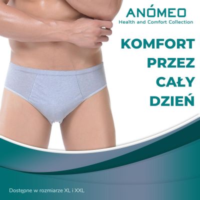 6. BIELIZNA JEDNORAZOWA MĘSKA ANOMEO (BAWEŁNIANA) XXL - 6SZT