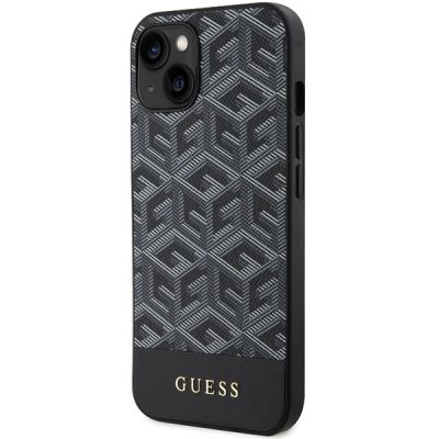 2. Etui Guess GCube Stripes MagSafe na iPhone 15 / 14 / 13 - czarne