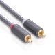 5. Kabel Ugreen AV104 10518 audio 2RCA (męski) / 2RCA (męski) 2m - szary