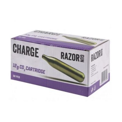 3. Kapsuły CO2 RazorGun 12g - 50 sztuk w pudełku
