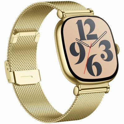 10. Smartwatch Gravity Złoty Bransoleta + Pasek GT32-2