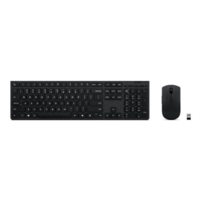 6. Klawiatura i mysz bezprzewodowa Lenovo 4X31R64357 RF Wireless + Bluetooth QWERTY Skandynawia Szary