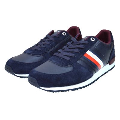 3. Buty męskie Tommy Hilfiger Iconic Runner granatowe - FM0FM03000 DW5