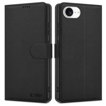 Etui Tech-Protect Wallet na iPhone 16e / 17e - czarny mat