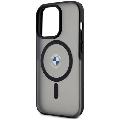 6. Etui BMW Signature MagSafe na iPhone 14 Pro - czarne