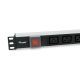 4. Equip 333319 rozdzielacz zasilania PDU 6 x gniazdo sieciowe 1U Czarny