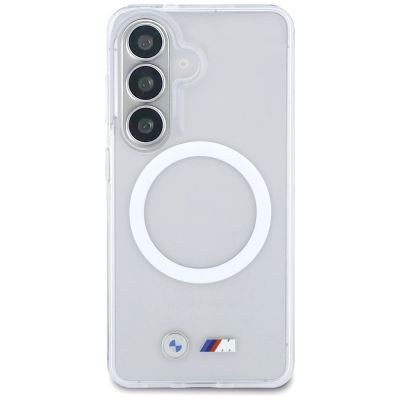 3. Etui BMW IML Shockproof Metal Logo MagSafe na Samsung Galaxy S26 - przezroczyste