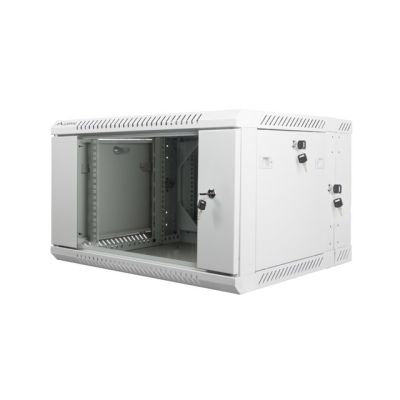 4. Lanberg WF02-6606-10S stojak 6U szafa wisząca szary