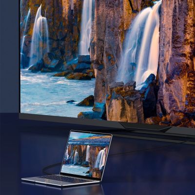 11. Baseus kabel HDMI 2.1 8K 60 Hz 48 Gbps / 4K 120 Hz / 2K 144 Hz 3D eARC QMS Dynamic HDR VRR ALLM 3 m czarny (CAKGQ-L01)