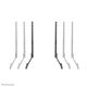 4. Neomounts DS45-430BL19 uchwyt do telewizorów 190,5 cm (75") Czarny