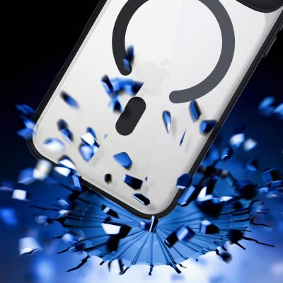 3. Etui 3mk Satin Armor MagCase na iPhone 17 Pro - przezroczysto czarne