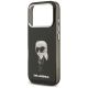 6. Etui Karl Lagerfeld IML Aquarelle Karl & Logo MagSafe na iPhone 17 Pro - czarne