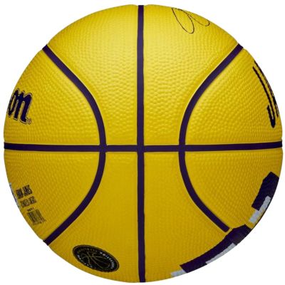 2. Piłka do koszykówki Wilson NBA Player Icon LeBron James Mini Ball WZ4027701XB