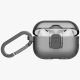 2. Etui UNIQ Glase Pro na AirPods Pro 3 Lock Case - przezroczysto-czarne