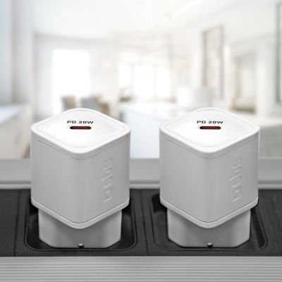 3. Ładowarka sieciowa SBS TETRGAN1C20W 20W GaN z Power Delivery - biała