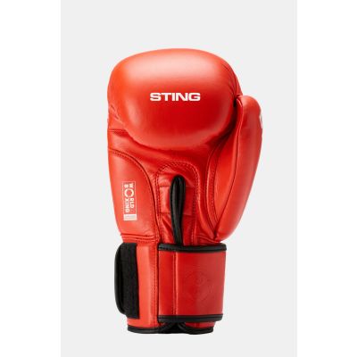 4. Rękawice bokserskie turniejowe Sting WORLD BOXING