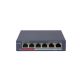 Hikvision DS-3E1106P-EI przełącznik sieciowy Zarządzany Fast Ethernet (10/100) Obsługa PoE Szary