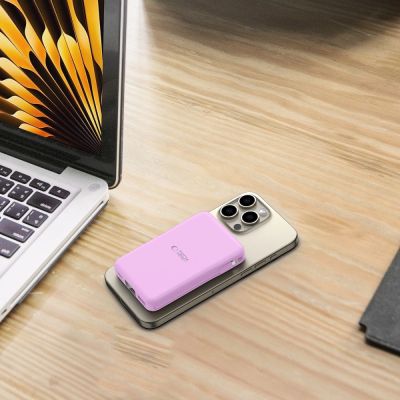 9. Powerbank Tech-Protect PB31 MagSafe 10000mAH - fioletowy