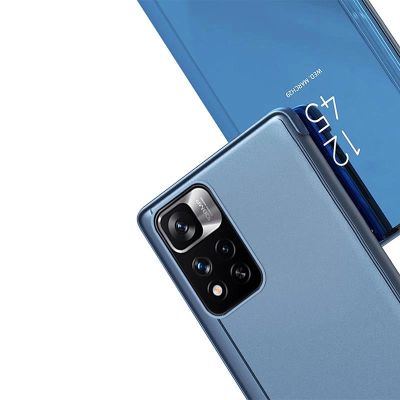 3. Clear View Case futerał etui z klapką Huawei nova 8i czarny