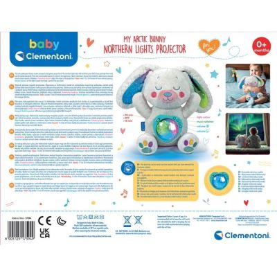 3. Clementoni Przytulanka - projektor Króliczek