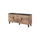 Komoda LOTTA 150 2D3S wotan + czarny mat