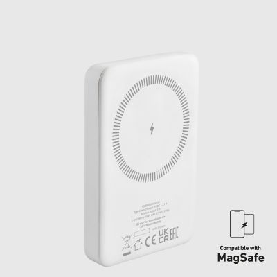 8. Powerbank SBS TEBB5000MAG1CW 5000 mAh USB-C, kompatybilny z MagSafe - biały