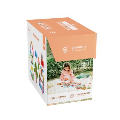 3. Klocki konstrukcyjne Marioinex Mini Waffle, 300 elementów pastelowe