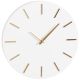 ZEGAR ŚCIENNY ALUMINIOWY BIAŁY ŚR. 35,5CM MICA