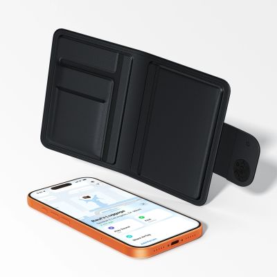 6. Lokalizator Bluetooth Acefast S6 w formie etui na paszport kompatybilny z Apple Find My - czarny