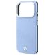 6. Etui BMW Sign Inclined Deboss Letters MagSafe na iPhone 17 Pro / 18 Pro - niebieskie