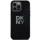 3. Etui DKNY Liquid Silicone Metal Logo na iPhone 15 Pro - czarne