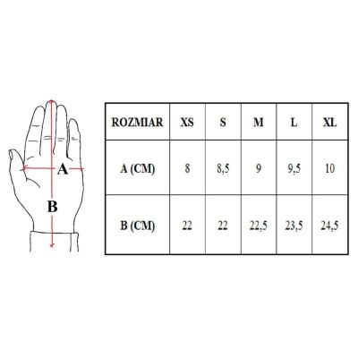14. RĘKAWICZKI DO BIEGANIA XL