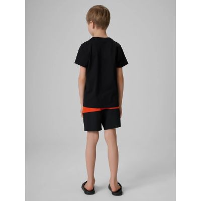 2. Spodenki plażowe boardshorty chłopięce 4F 4FJWSS26UBDSM203-62S
