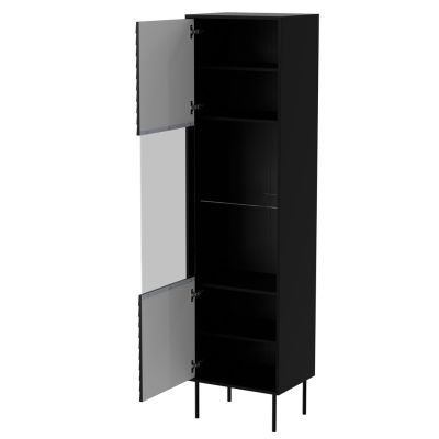 2. Witryna CORTINA 53x40x182 czarny