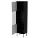 2. Witryna CORTINA 53x40x182 czarny