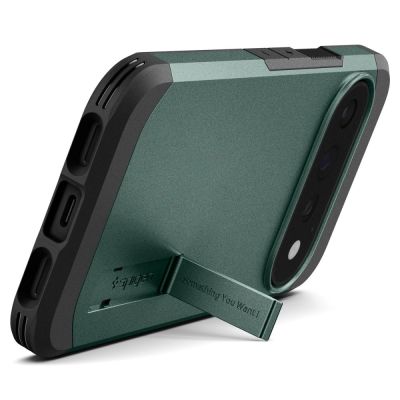 6. Etui Spigen Tough Armor Mag MagSafe na Google Pixel 11 Pro - ciemnozielone