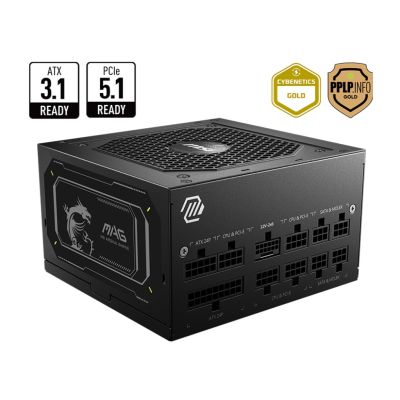 20. Zasilacz MSI MAG A850GL 850W PCIE5 II 80+ Gold ATX 3.1
