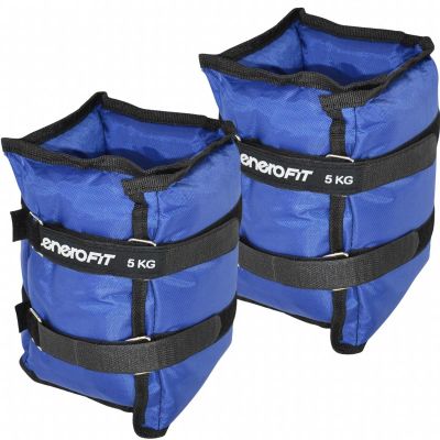 13. OBCIĄŻENIE NA PRZEGUBY NIEBIESKIE 10KG (2x5KG) ENERO FIT
