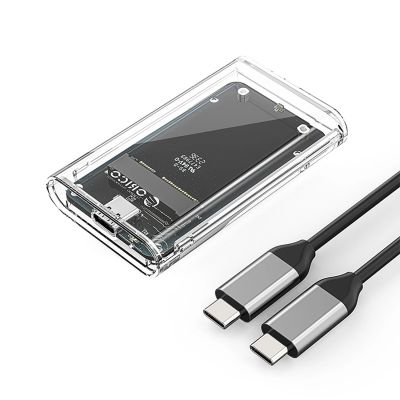 2. Kieszeń dyskowa Orico TC10-MS MSATA USB-C 3.2 5Gb/s - przezroczysta