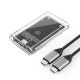 2. Kieszeń dyskowa Orico TC10-MS MSATA USB-C 3.2 5Gb/s - przezroczysta