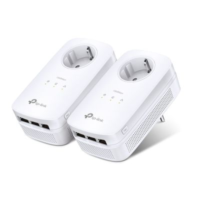 TP-Link TL-PA8030P KIT Karta sieciowa do PowerLine 1200 Mbit/s Przewodowa sieć LAN Biały 2 szt.
