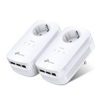 TP-Link TL-PA8030P KIT Karta sieciowa do PowerLine 1200 Mbit/s Przewodowa sieć LAN Biały 2 szt.