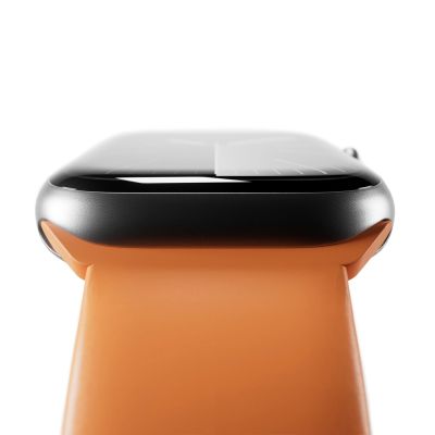 5. Pasek Puro Icon na Apple Watch 44/45/46/49mm - pomarańczowy