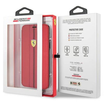 7. Etui Ferrari Urban na Samsung Galaxy S9 - czerwone