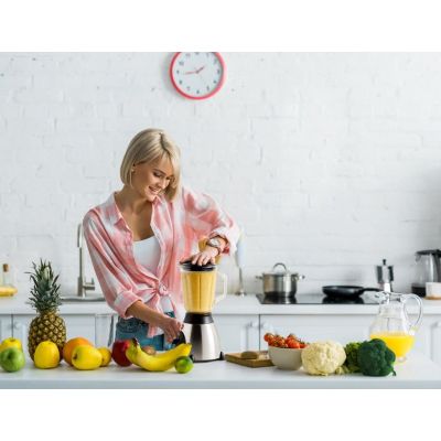 8. ELDOM BLENDER KIELICHOWY BK7S STALO 1000W 2 L , 22 000 OBR./MIN. KRUSZENIE LODU, BPA-FREE