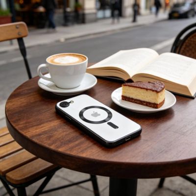 4. Etui Tech-Protect MagFlex MagSafe na iPhone 16e / 17e - przezroczyste