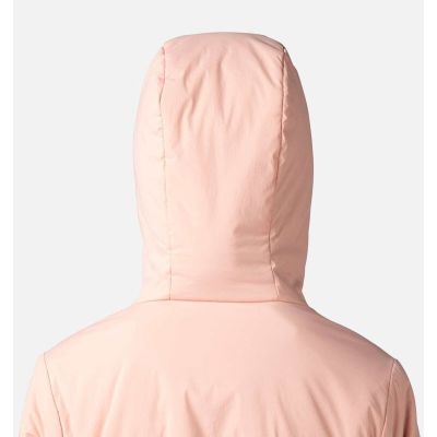 5. Kurtka damska ROSSIGNOL W Opside Hoodie Jkt różowa